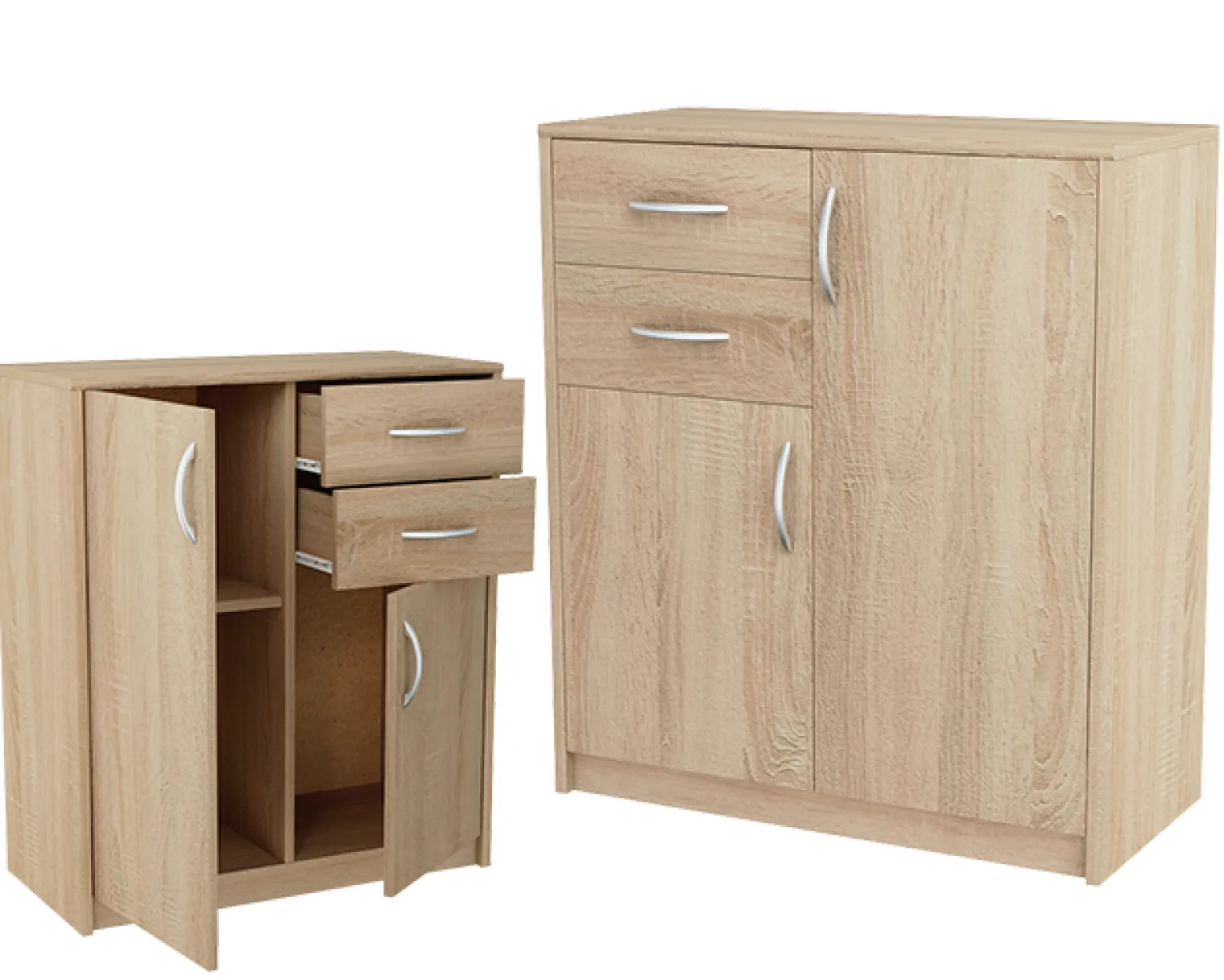 Komoda K020 Dąb Sonoma 85x74x35 cm Bestseller