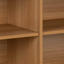 KOMODA Langley Z 2 PÓŁKAMI regulowanymi w kolorze dębu