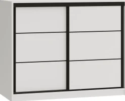 Komoda LOFT dwudrzwiowa 120 cm dąb artisan