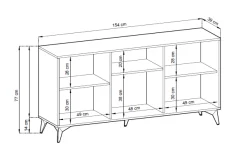 Komoda Loft Salon DIAMOND K154
