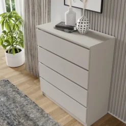 Komoda MAJA S4 90 cm kaszmir 4 szuflady