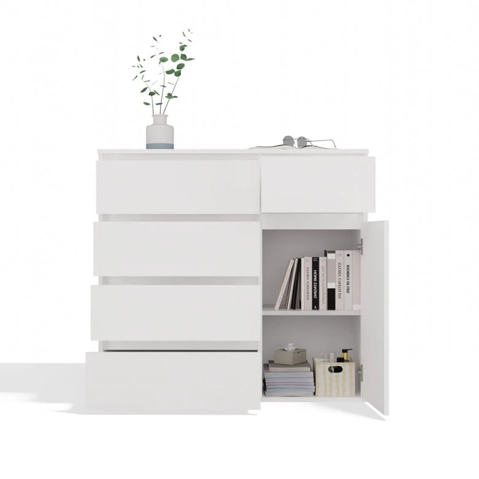 Komoda Malwa 1D5S Biały