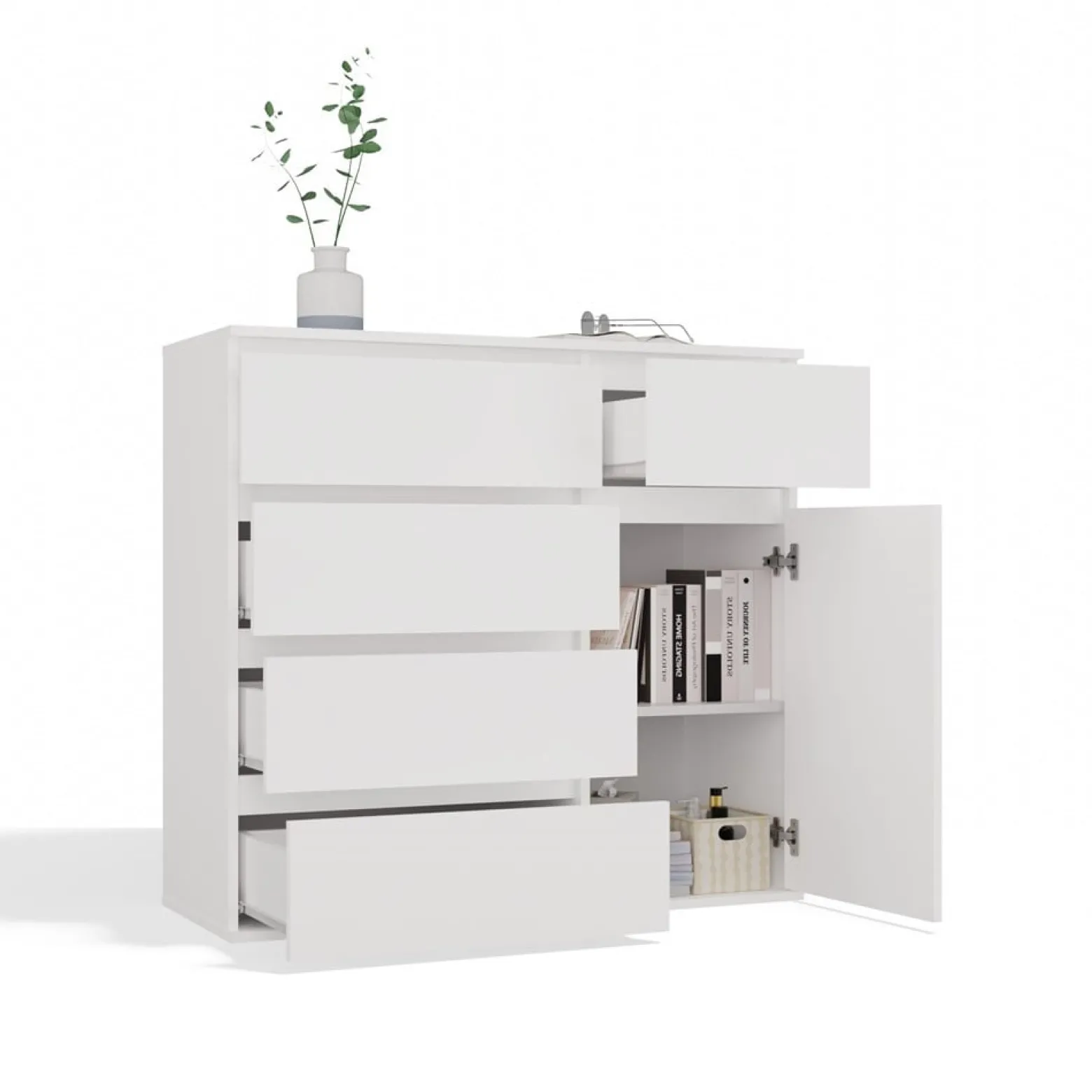 Komoda Malwa 1D5S Biały