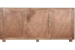 Komoda mango z marmurowym blatem 76x162,5x47 cm