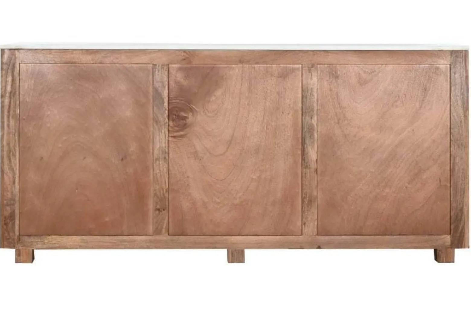 Komoda mango z marmurowym blatem 76x162,5x47 cm