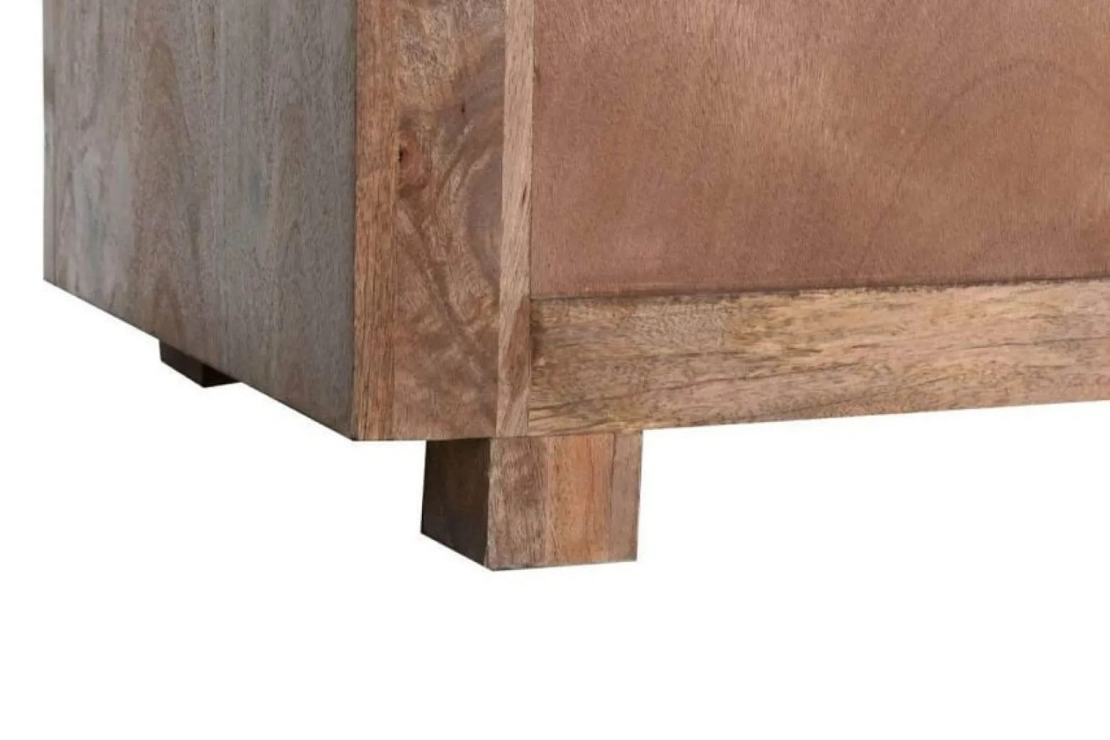 Komoda mango z marmurowym blatem 76x162,5x47 cm