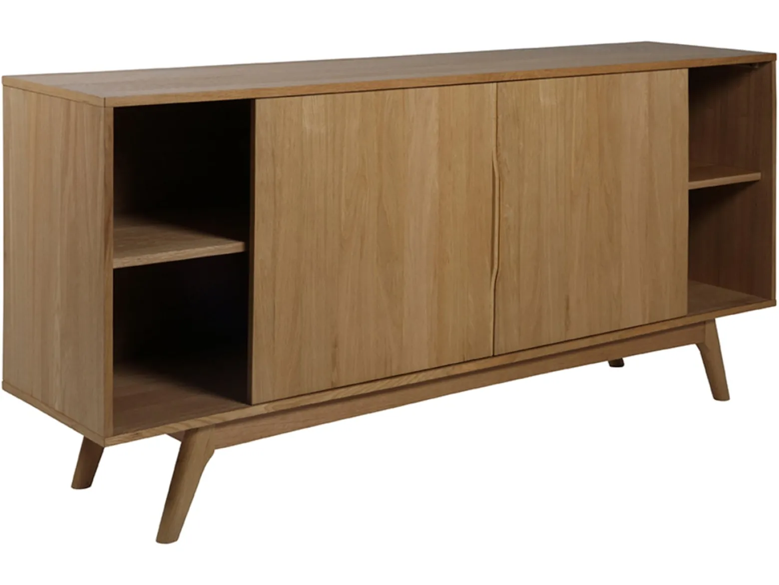 Komoda Marte 180 cm z 2 drzwiami i 4 szufladami dąb naturalny