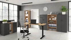 Komoda MultiDo 80 cm z 2 drzwiami i 2 szufladami dąb artisan