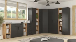Komoda MultiDo 45 cm z 7 szufladami dąb artisan