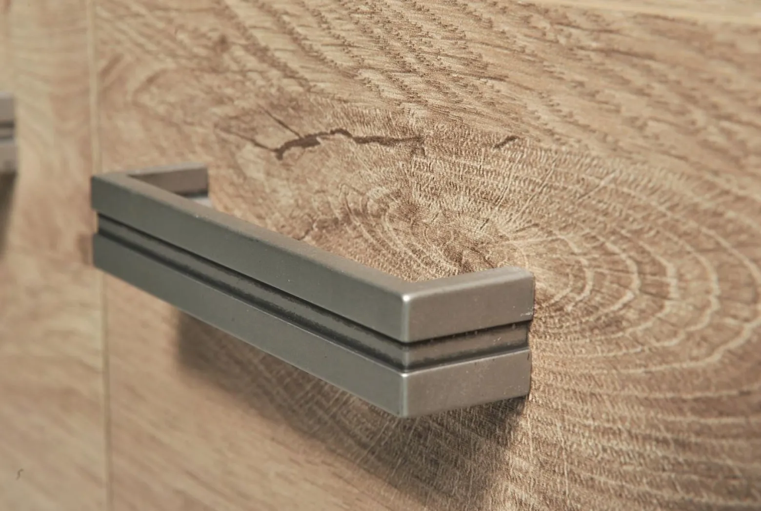 Komoda NATURAL 102 cm dąb ribbeck pojemna półki drzwi