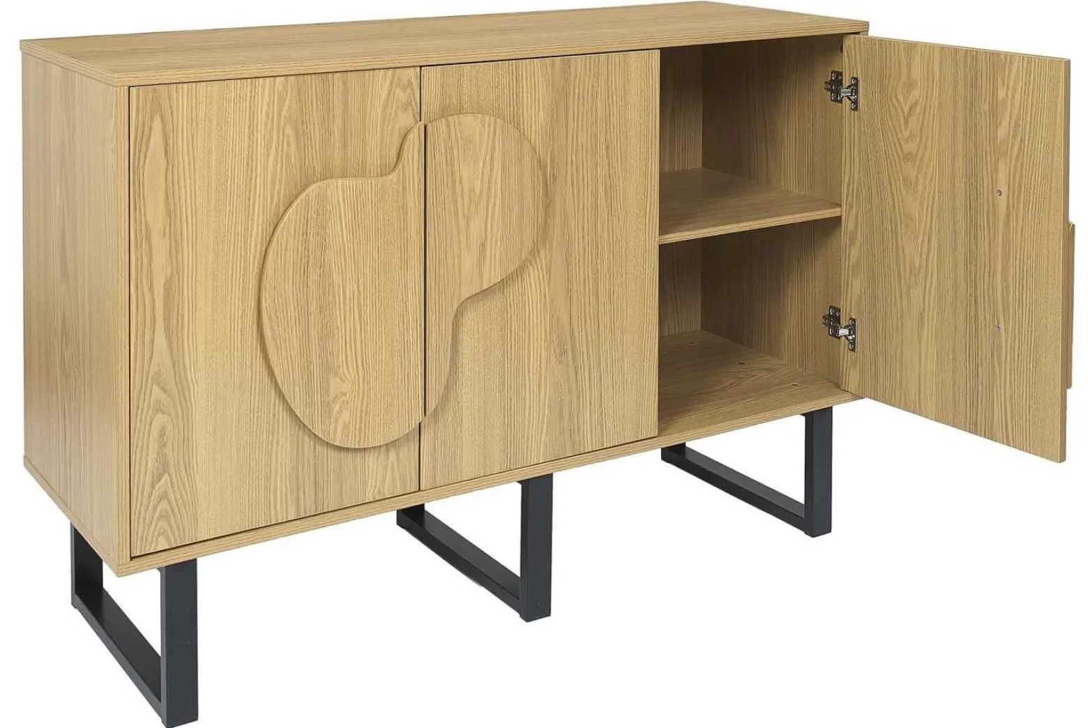 Komoda NORD 3D Loft 120cm Dąb Sonoma Design