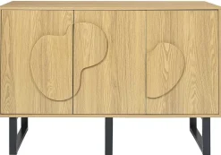 Komoda NORD 3D Loft 120cm Dąb Sonoma Design
