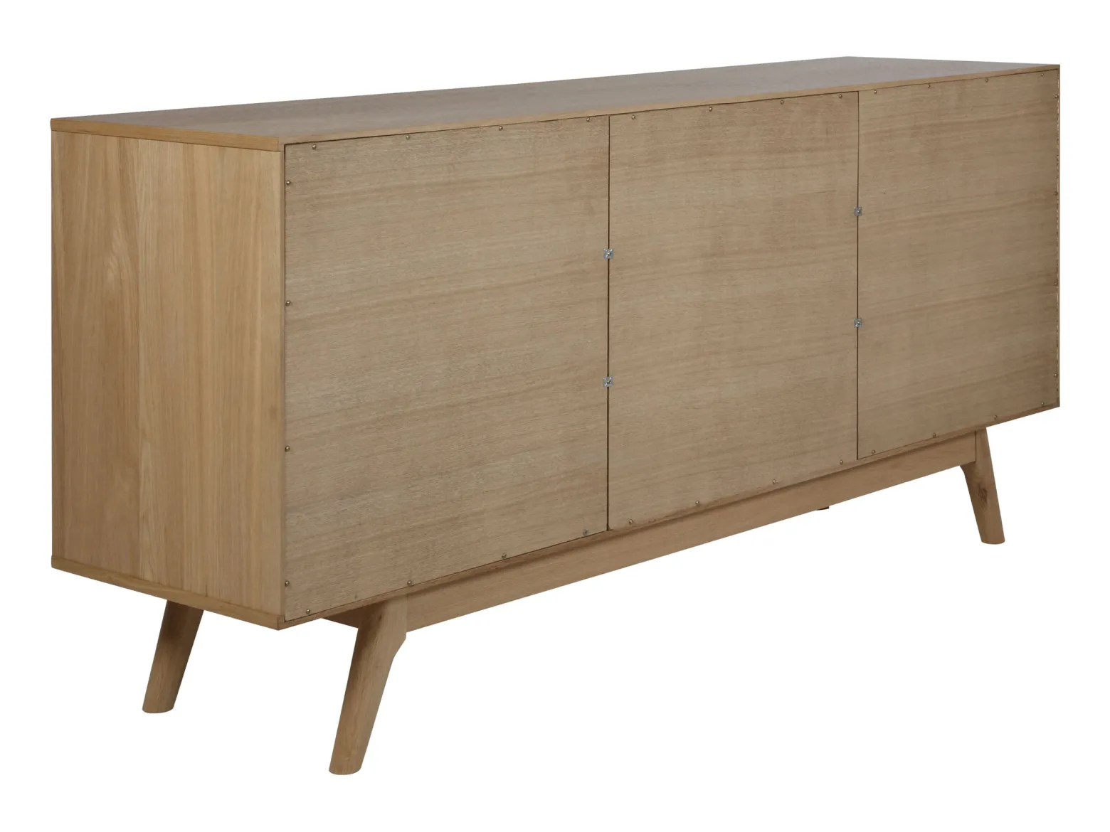 Komoda Oslo dębowa 180 cm, 2 drzwiczki 4 szuflady, kolor dębowy olejowany