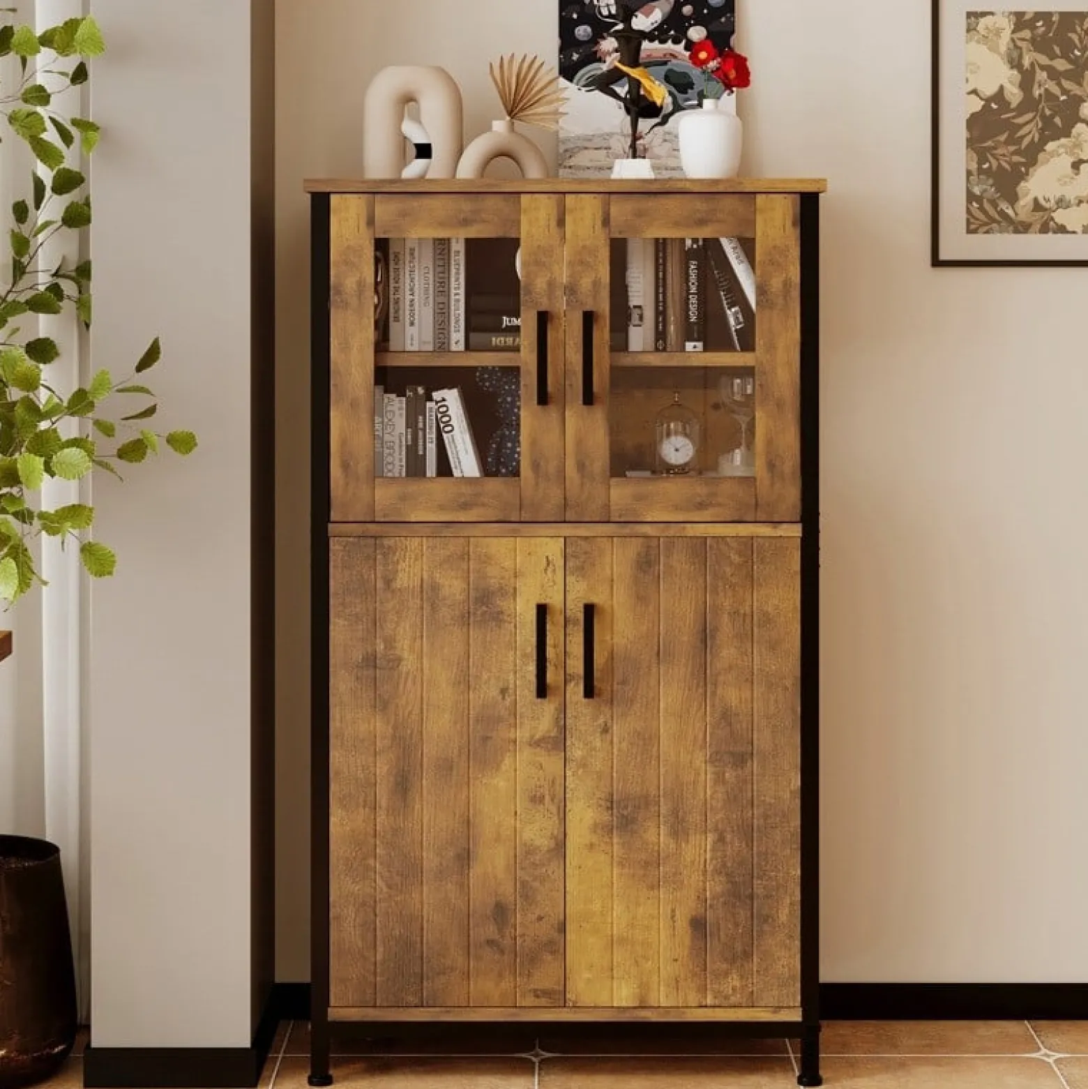 Komoda rustykalna kredens retro vintage loft do jadalni salonu kuchenna