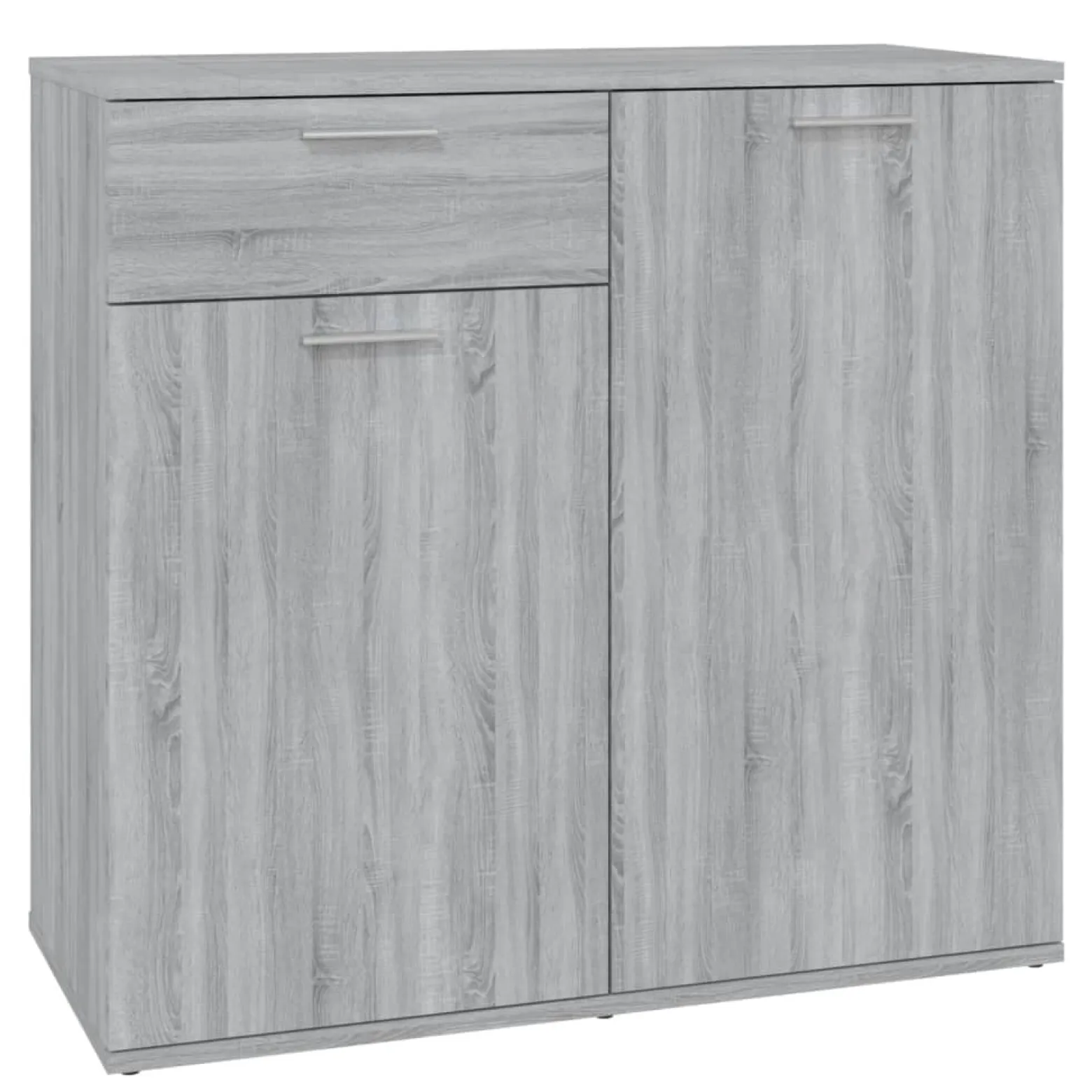 Komoda Szafka Stolik Półki Do Salonu Pokoju Szary Mat 80x36x75 cm