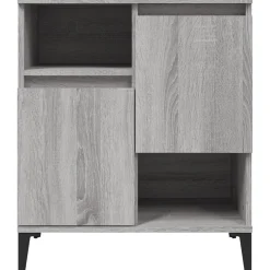 Komoda Szafka Stolik Półki Do Salonu Pokoju Szary Mat 60x35x70 cm