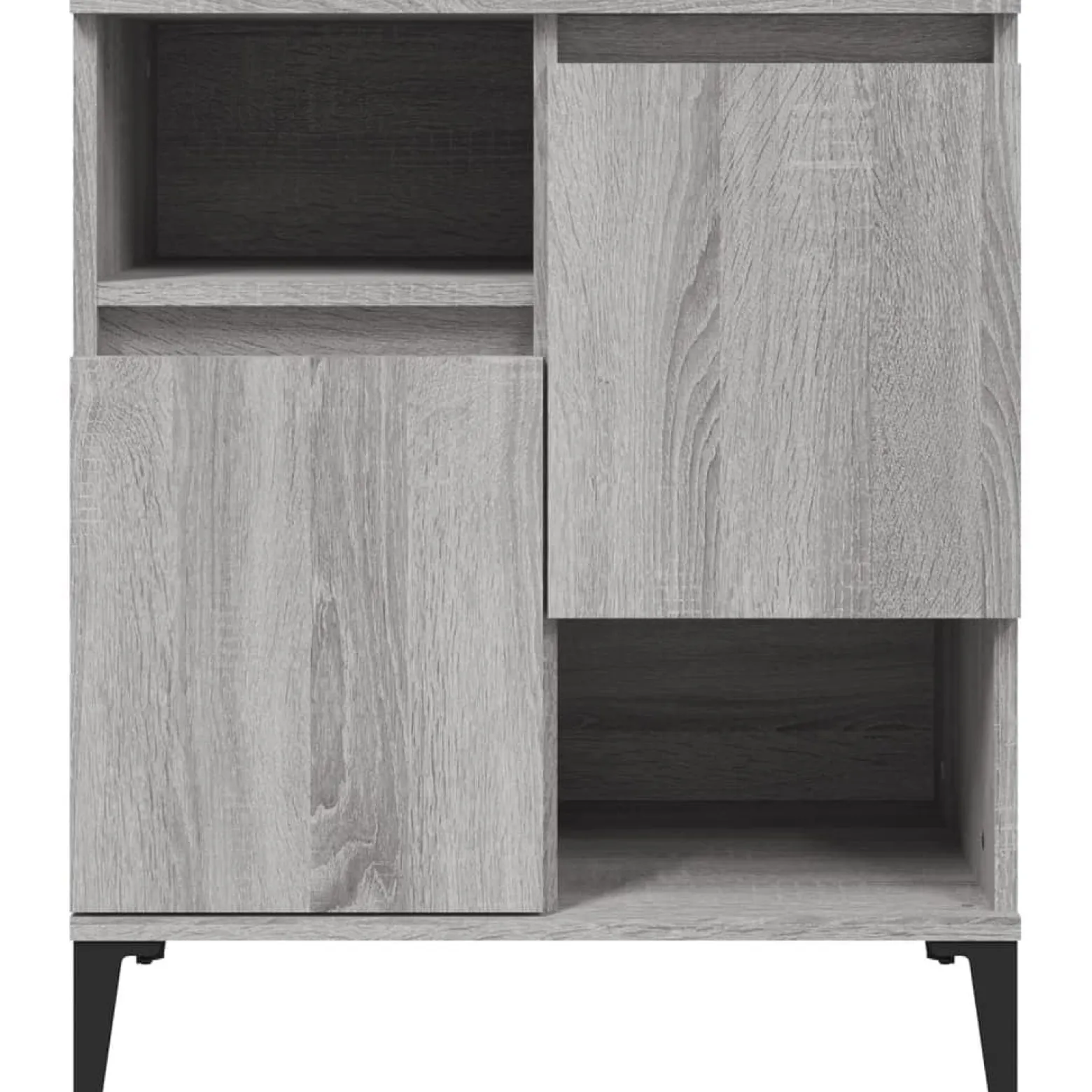Komoda Szafka Stolik Półki Do Salonu Pokoju Szary Mat 60x35x70 cm