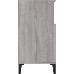 Komoda Szafka Stolik Półki Do Salonu Pokoju Szary Mat 60x35x70 cm