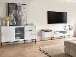 Komoda szafka z drzwiami 150 cm biała