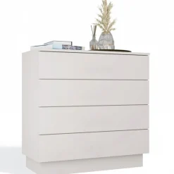 Komoda Topeshop AMBER 4S Szafka 4 Szuflady Kaszmir Beż