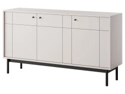 Komoda trzydrzwiowa na wysokich nogach PANDA CASHMERE
