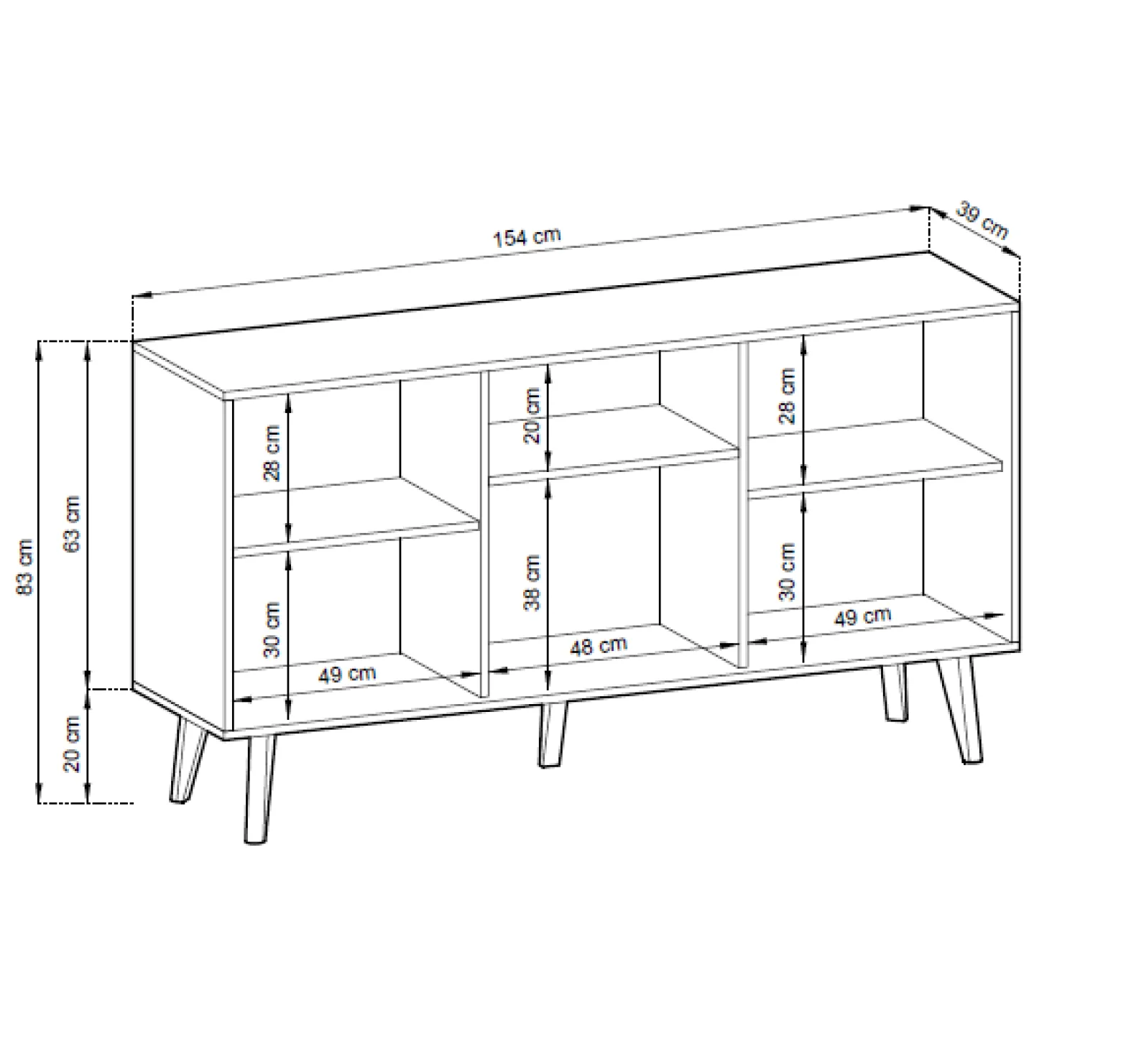 Komoda WILLOW K154
