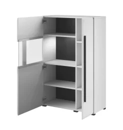 Komoda wysoka TULSA 2D 90 dąb