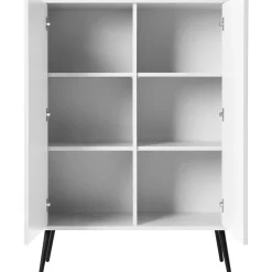 Komoda ZIVIO 03 biały / czarny