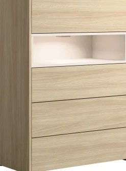 Komoda z szufladami 80 cm do sypialni VESSI