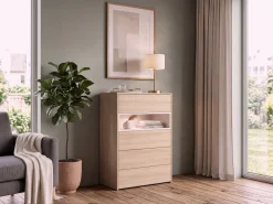 Komoda z szufladami 80 cm do sypialni VESSI