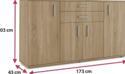 Komoda z szufladami 173 cm MERIDA