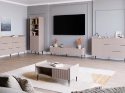 Komoda z szufladami do salonu 126 cm ASPERO