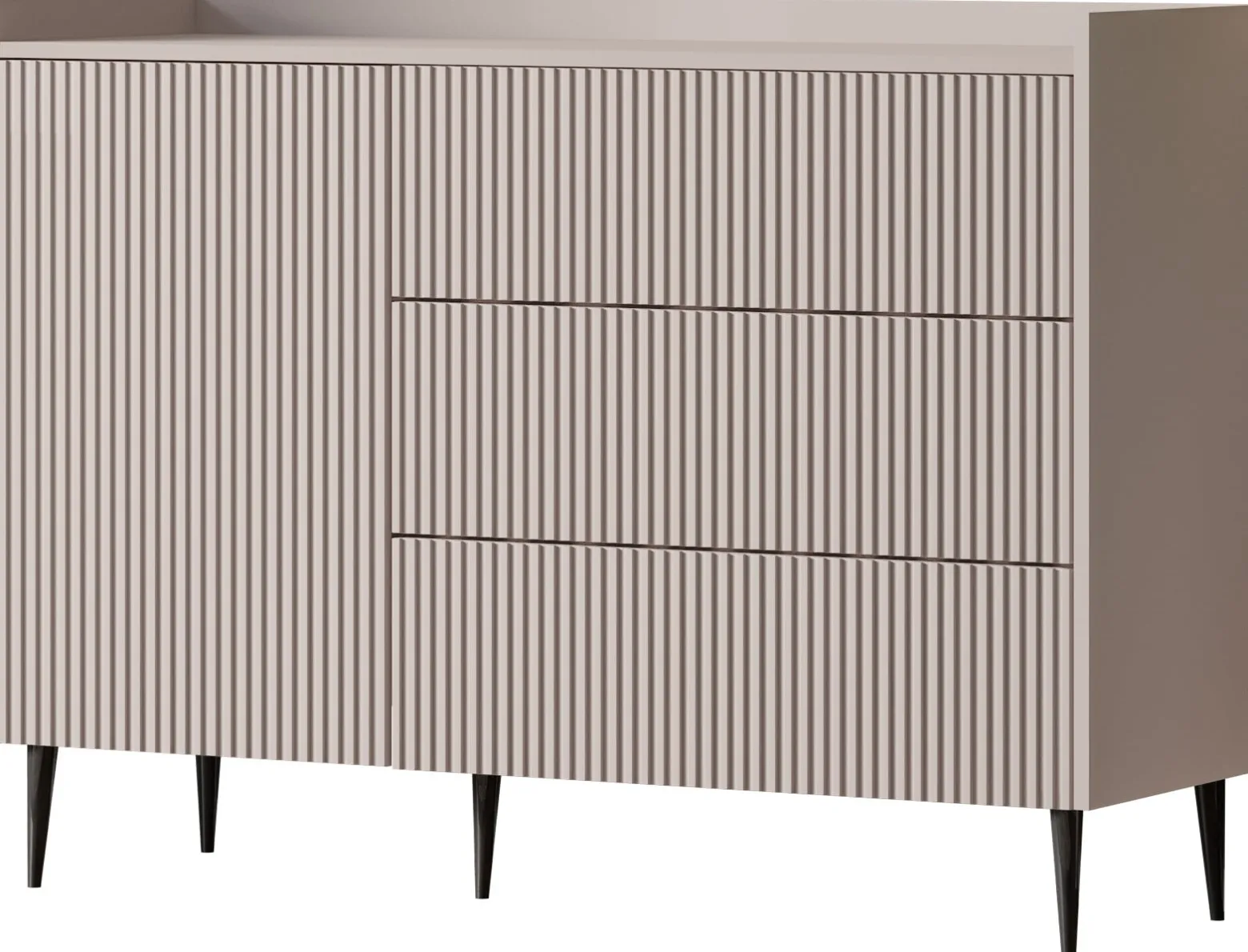 Komoda z szufladami do salonu 126 cm ASPERO