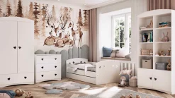 Komoda z 3 szufladami Julia biała