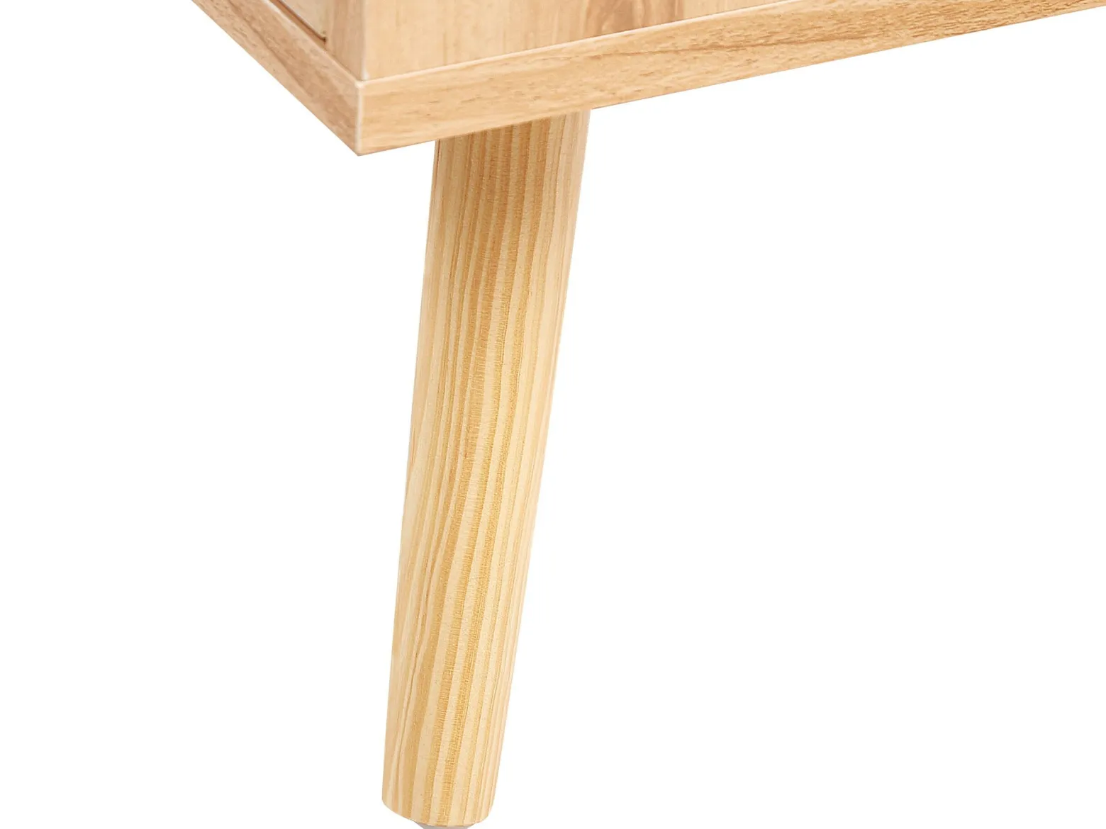 Komoda z 4 szufladami rattan plecionka boho