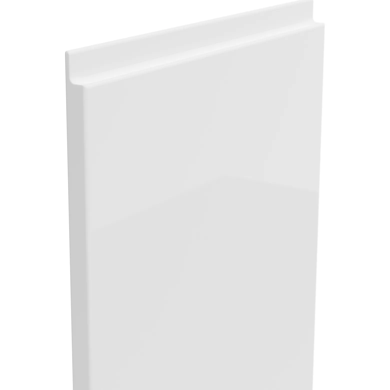 Komplet kuchenny Junona Line 240 cm biały połysk bez blatu