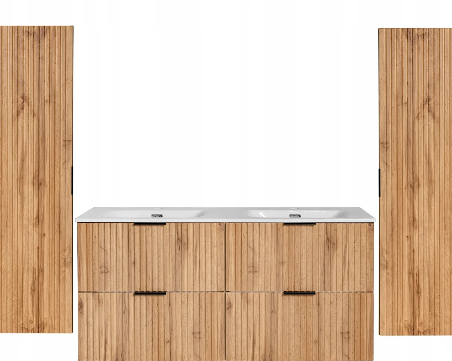KOMPLET Mebli do Łazienki ADEL OAK 5 elementów DĄB WOTAN