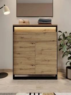 Komplet mebli do przedpokoju do małego mieszkania DĄB ARTISAN NINO