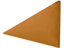 Komplet paneli tapicerowanych trójkątnych P 30x15 cm 2 szt. żółtych