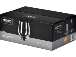 Komplet 6 szklanek do napojów Whisky Ray Krosno 390 ml