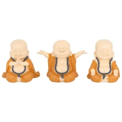 Komplet trzech figurek Mały Buddha