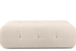 KONSIMO ALIGRA nowoczesny zestaw mebli tapicerowanych narożnik lewy + puf