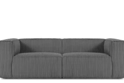 KONSIMO FEROX Nowoczesna sofa trzyosobowa w tkaninie sztruksowej