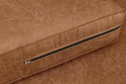 KONSIMO INVIA Sofa dwuosobowa industrialna na metalowych nóżkach