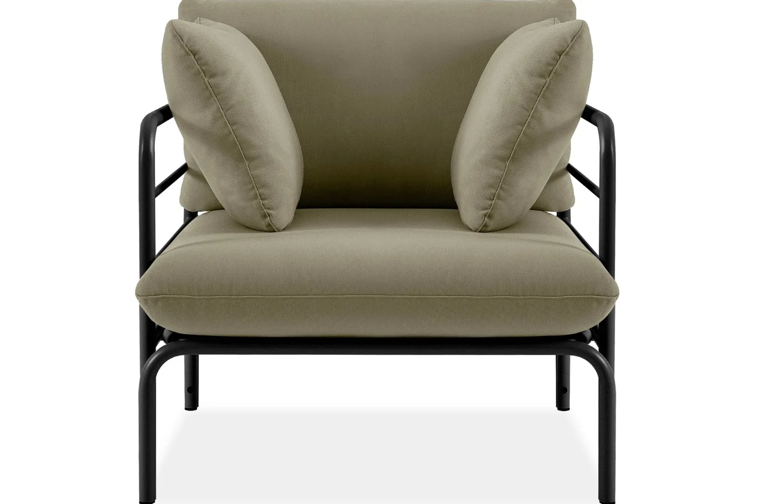 KONSIMO RAMBE Zestaw mebli ogrodowych 2x fotel + sofa trzyosobowa + stolik