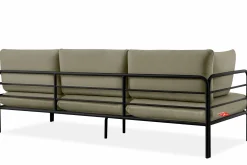 KONSIMO RAMBE Zestaw mebli ogrodowych 2x fotel + sofa trzyosobowa + stolik