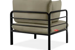 KONSIMO RAMBE Zestaw mebli ogrodowych 2x fotel + sofa trzyosobowa + stolik