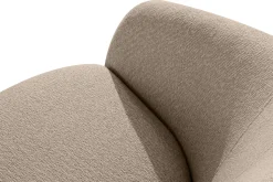 KONSIMO SOLIS Sofa jasnobrązowa na ogród/taras, stalowe nóżki, japandi
