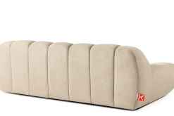 KONSIMO VENA Sofa dwuosobowa styl japandi, efekt