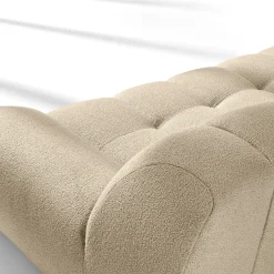KONSIMO VENA Sofa dwuosobowa styl japandi, efekt